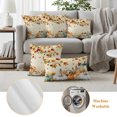 thumbnail image 5 of Outdoor Pillow Covers 16x16 Set of 2, Fall Green Orange Waterproof Patio Throw Pillow Covers for Couch Sofa Chair, Thanksgiving Maple Leaf Tree Pumpkins Decorative Pillowcases for Throw Pillows, 5 of 9