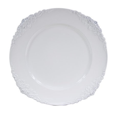24 Vintage Silver Plated - Koyal Wholesale Vintage 13'' Charger Plate (Set of 4)