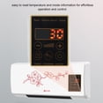 thumbnail image 4 of Calentador Eléctrico Portátil, Aire Acondicionado De Pared Con Pantalla Digital De 2000W Para El Hogar, 4 of 7