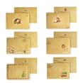 thumbnail image 5 of Vintage Christmas Kraft Letter Paper Set with 30 x Retro Envelopes 36 x Stickers, 5 of 14