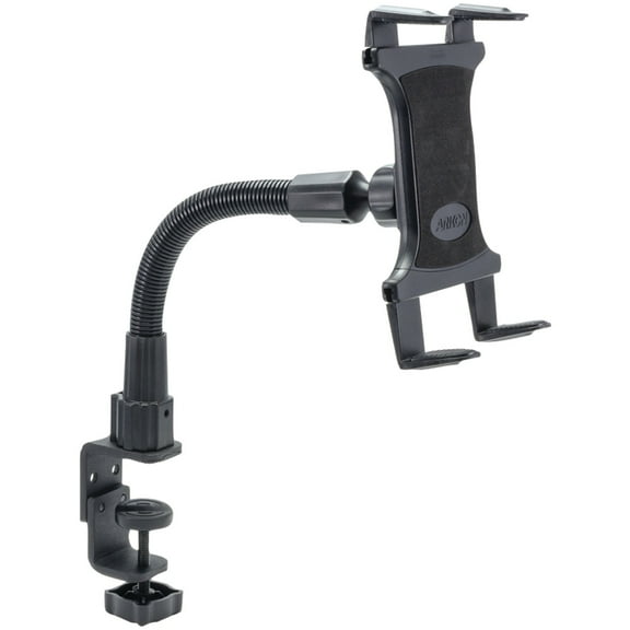 Arkon TAB086-12 12" Heavy-duty Desk Or Cart Tablet Mount With Adjustable C-Clamp Mounting Base