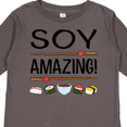 thumbnail image 4 of Inktastic Soy Amazing- fun with sushi Boys or Girls Long Sleeve Toddler T-Shirt, 4 of 5