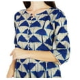 thumbnail image 4 of Bimba Womens Anarkali Kurta Kurti 3/4 Sleeves Classic Dress Fashion Clothing, 4 of 6