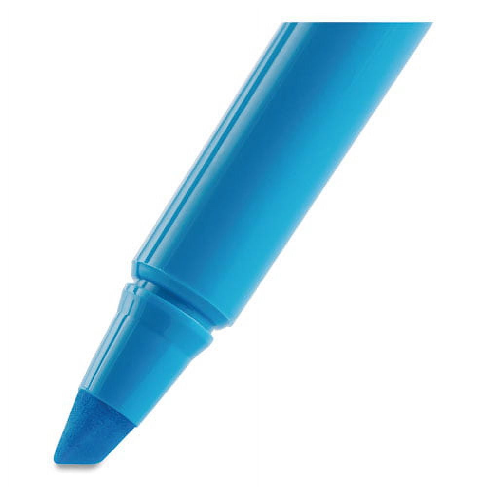Brite Liner Highlighter, Fluorescent Blue Ink, Chisel Tip, Blue/black Barrel, Dozen | Bundle of 5 Dozen
