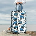 thumbnail image 4 of Uemuo Blue Excavator Printed Washable Luggage Cover - Fashion Suitcase Protector Fits 18-32 Inch Luggage -Medium, 4 of 9