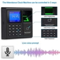 thumbnail image 4 of Système de Contrôle d'Accès Biométrique Rfid Clavier Rfid Usb Système d'Empreintes Électronique Heure Horloge Attention, 4 of 5