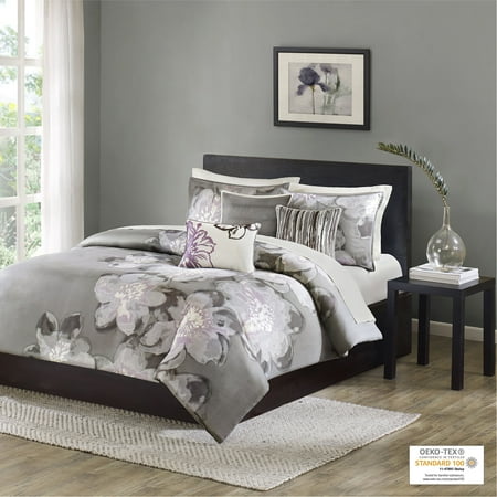 UPC 675716558376 product image for Home Essence Jasmine 200-Thread Count Printed Bedding Duvet Cover Set | upcitemdb.com