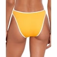 thumbnail image 2 of Polo Ralph Lauren Contrast Trim High Leg Bikini Bottoms Swimwear Gold Size Large, 2 of 2