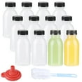 thumbnail image 1 of Botellas de plástico para jugo zmybcpack, 250 ml, resistentes al calor, paquete de 12, 1 of 7