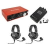 Audio Technica Podcasting Podcast Recording Bundle w/ (2) Headsets/Mics