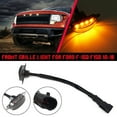 thumbnail image 1 of BUYISI Amber Led Front Grille Grill Light Smoke Raptor Style For Ford F150 F150 Abs Plastic Material Easy Installation Amber, 1 of 5