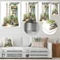 thumbnail image 4 of Designart "Contemporary Elegance Natural Bathroom Decor XXXXVIII" Plants Metal Art Living Room, 4 of 5