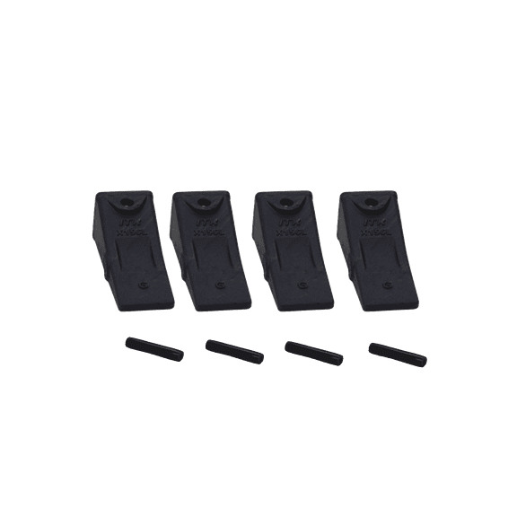 Takeuchi Aftermarket X156L Bucket Teeth with Pins (4 Pack) By EquipmentShare