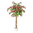 thumbnail image 2 of Luku Artificial Tree with Pot, 4ft/5ft/6ft Tall Faux Tropical Floor Plant for Indoor & Outdoor Decor, 2 of 9