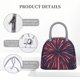 thumbnail image 4 of Easygdp Fireworks3 Bolsa de Almuerzo Insulada Grande, Forro de Aluminio, Diseño Espacioso, a Prueba de Fugas, Ideal para Trabajo, Picnics, Viajes y Actividades al Aire Libre, 4 of 6