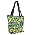 thumbnail image 2 of Fotbe Football Doodle Pattern Beach Tote,Shoulder Handbag,Spacious Tote Bag,Lightweight Travel Bag,Versatile Shopping Bag, 2 of 9