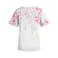 thumbnail image 3 of Gvmfive Women Printed T-shirt Short Sleeve Tops Round Neck Casual Tee Blouse, 3 of 8