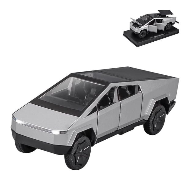 Camiones de juguete para niños pequeños, niñas, 1/32, camioneta pickup fundida a presión, modelo de coche, juguete de metal fundido a presión con luz, modelo de camión, vehículos para niños, coleccion