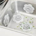 thumbnail image 7 of ionze Kitchen Tools 2pcs Drain Hair Catcher Shower Drain Covers Durable Silicone Hair Stopper Bathtub And Shower Drain Protectors For Bathroom Bathtub And Kitchen Kitchen Accessories （White）, 7 of 7