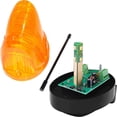 thumbnail image 3 of Universal Automatic Gate Flashing Light with Antenna LED Flashing Light AC/DC 12V - 220V Wide Voltage, Waterproof with Installation Bracket, 3 of 5