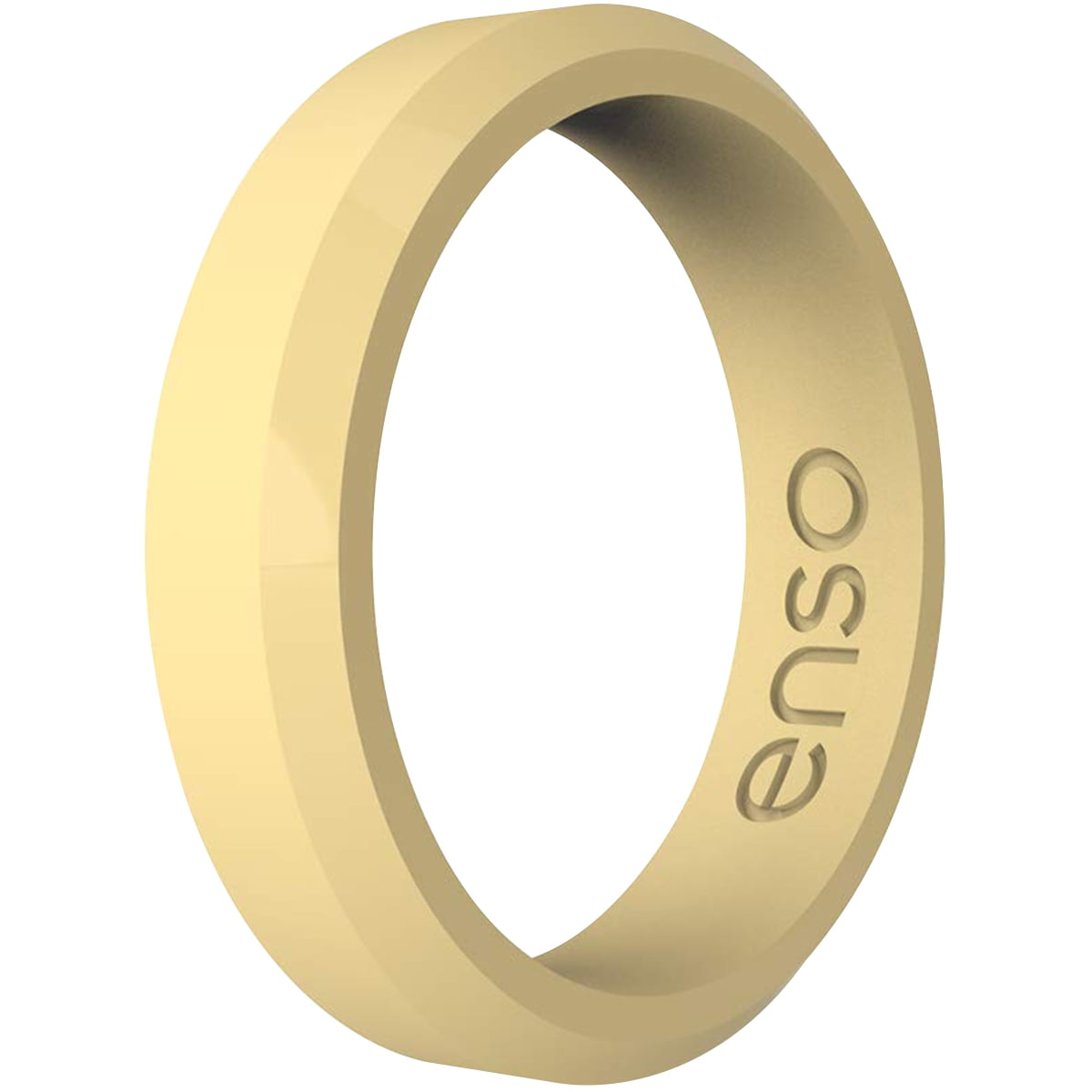 Enso Rings Thin Bevel Series Silicone Ring Sunlight 4