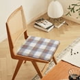 thumbnail image 3 of Cojines de asiento para Sillas de Oficina, Cojines de Silla de Comedor 40x40cm, Cojineta de Lino Desmontable Lavable con Correa Antideslizante, Cojinetes de Silla para Sillas de Comedor, 3 of 6