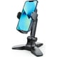 thumbnail image 1 of Soporte para teléfono celular para escritorio, soporte ajustable para teléfono con rotación de 360 ​​grados, soporte para teléfono celular resistente, accesorios de oficina en casa, soporte para teléfono de escritorio para todos los teléfonos inteligentes JM, 1 of 7