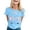 5-Sky Blue, variant on Aihuaihua Easter Shirts for Women Christian Shirts Rabbit Easter for Jesus Shirt Easter Gift Graphic Casual Tee Tops Sky Blue XL