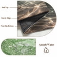 thumbnail image 5 of Green Ocean Runner Rugs 2x6 ft Underwater World Clear Water Ripple Sunlight Washable Hallway Rugs Non-Slip Floor Mats Absorbent Carpet Bedside Runners for Bedroom Kitchen Bathroom Laundry Room, 5 of 9