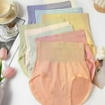 thumbnail image 3 of Ladymates Panties,Sleekhip- Leakproof High-Waist Tummy-Control Butt-Lifting Panties,Womens Seamless Shaping Cotton Underwear (3PC-B,L(60-85Kg)), 3 of 8