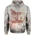 thumbnail image 2 of Sudadera con capucha para hombre de otoño, sudadera con capucha con estampado gráfico de mariposa vintage para hombre, sudadera con capucha holgada, ropa Y2K, sudaderas para hombre, ropa, 2 of 4