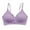 Purple, variant on Sports Bras for Women Plus Size Comfortable Ruffles Bralettes Sleep Underwear Yoga Fitness Tank Tops Adjustable Wireless Push Up Bras Beige