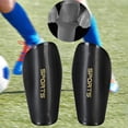 thumbnail image 6 of DimyFew 1 Pair Soccer Shin Guards Accessories Compact Shock Absorbing Soccer Protective XL Black, 6 of 9