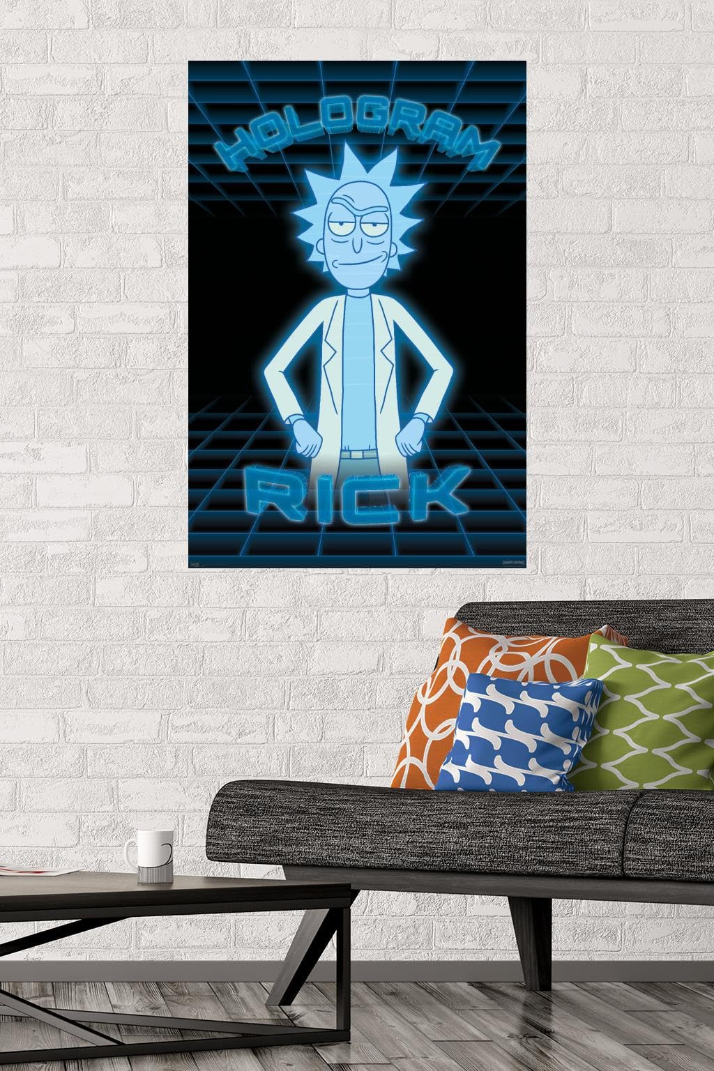 Rick And Morty - Hologram Rick Wall Poster, 22.375" x 34"