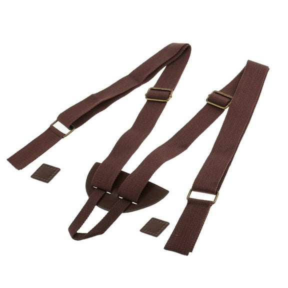 Coffee Polyester Cotton Sewing Belt Strap for Men Women Hiking Camping DIY Bag Backpack DIY Adjustable Strap