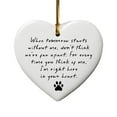 thumbnail image 5 of A Robin In The Garden Ceramic Heart,Because Someone We Love is in Heaven Ornament, Porcelain Heart Keepsake,Robins Memorial Gift,Sympathy Gift,Bereavement Ornament,Memorial Quote Gift S5C7, 5 of 6