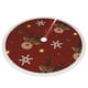 thumbnail image 2 of Faldas para árbol de Navidad de 30 pulgadas con texto "Merry Christmas", tapete para árbol de Navidad para vacaciones de invierno, falda para árbol de Navidad para decoraciones navideñas rústicas, 2 of 8