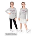 thumbnail image 4 of Serdomi Girls Long Sleeve T-Shirt - Soft Tops Pink Cute Kitty Cat Graphic Tee Size 7/8, 4 of 7