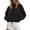 C-Black, variant on Gtoiithly Women's Lightweight Zip Up Hooded Windbreaker Jacket, Casual Loose Long Sleeve Outdoor Windproof Coat Daily Fashion Outerwear C-Red XL