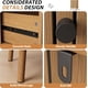 thumbnail image 3 of Qinaqin 4- cm de Profundidadrawer Vertical Almacenamiento Gabinete M ProfundidadF + Iron Suave Frame con Lines Anchoild Oak Color para Dormitorio, 3 of 7