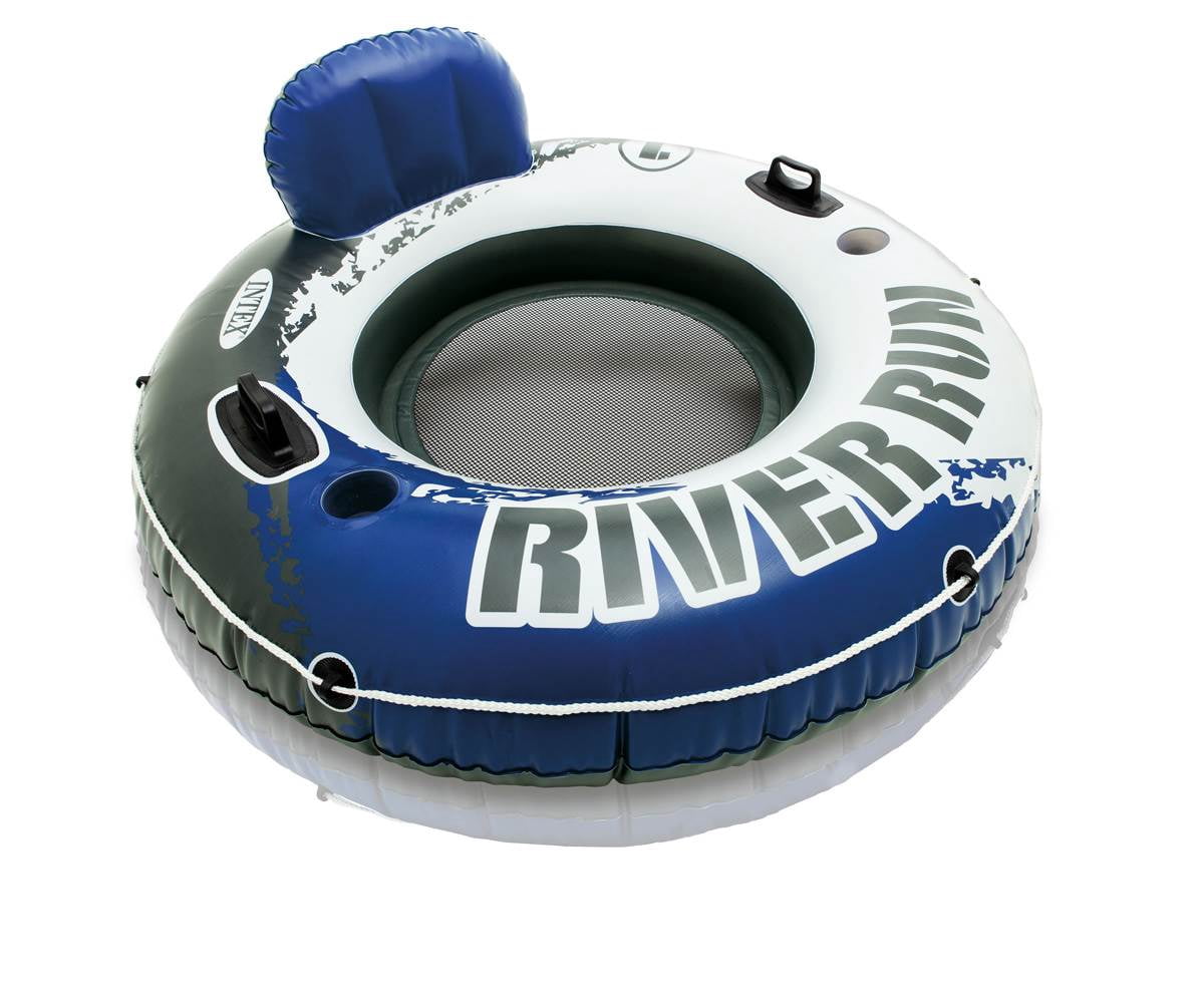 Intex River Run 1 Inflatable Floating Tube Raft for Lake, Pool, Ocean (18 Pack)