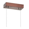 thumbnail image 7 of JONATHAN Y Draper 32" Dimmable Adjustable Integrated LED Metal Linear Pendant, Anodized Bronze, 7 of 7