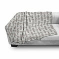 thumbnail image 2 of Ethnic Soft Flannel Fleece Throw Blanket, Prehistoric and Cultural Concept of Hand Drawn Streaks, Cozy Plush for Indoor and Outdoor Use, 70" x 90", Multicolor, by Ambesonne, 2 of 5