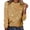 Yellow, variant on T Shirts for Women Sparkly Boho Print Crew Neck Long Sleeve Tops Spring Womens Tees Black L