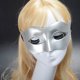 thumbnail image 4 of Máscaras de mascarada Cool Men Adult Kids Fighter Half Face Mask para fiesta de baile de máscaras Halloween, 4 of 5