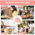 thumbnail image 3 of Bolsa de almuerzo para mujeres y hombres, bolsas de almuerzo, contenedor de alimentos reutilizable, caja de almuerzo aislada con alta capacidad para viajes de trabajo, 3 of 5