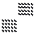 thumbnail image 1 of Kenally 100 bolsas base de tornillo de horquilla para modificación de coche-sujetadores de modificación de coche seguros y duraderos Clips de Negro 100 piezas 2piezas, 1 of 6