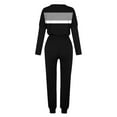 thumbnail image 5 of YUGYXL Lounge Sets for Women Two Piece Travel Outfits Sweatsuits 2 Piece Fashion Trendy Pajamas Black M, 5 of 5