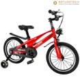 thumbnail image 2 of Kids Bike for 4-9 Year Old Boys and Girls, 16 Inch Children's Bicycle with Training Wheels, LED Headlight, and Dual Brake, Ideal for Toddler Beginners, 2 of 8