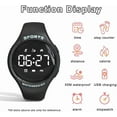 thumbnail image 2 of SUGARMOM Fitness Watch (No Need App) Pedometer Watch for Calories  Distance  Step Counter for Walking Mens Womens Digital Watch Fitness Tracker Without Smartphone, 2 of 7